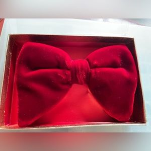 Vintage Red Bow tie by A La Scala Original